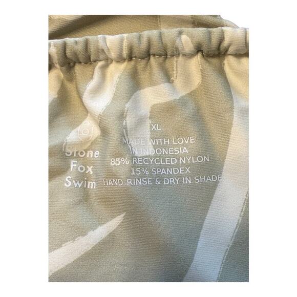 NEW Stone Fox Swim Women’s XL River‎ Bottom Aloe Lines NWT - Picture 4 of 4